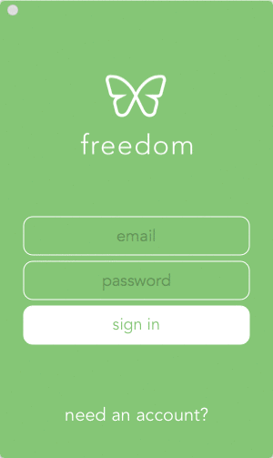 Log in to Freedom