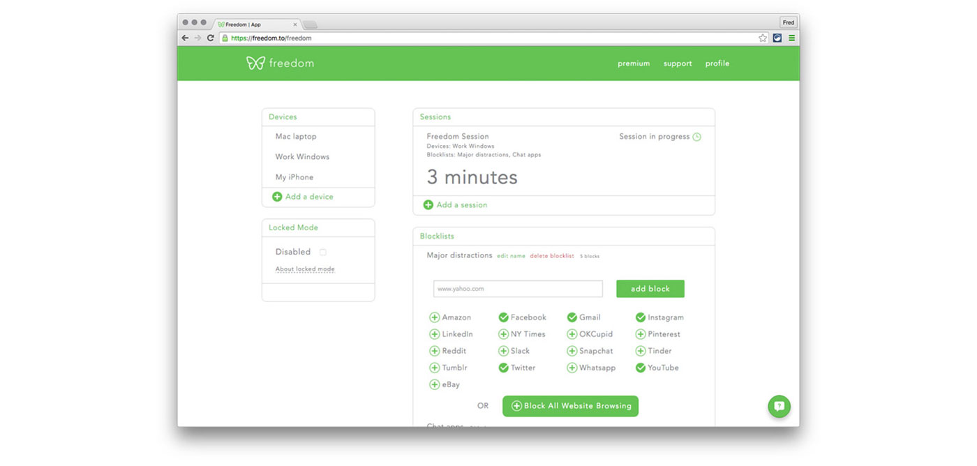 Freedom - Block Websites, Apps, and the Internet